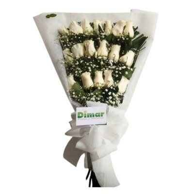 Bouquet rosas blancas