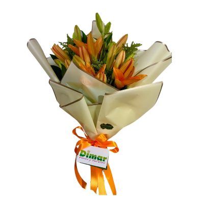 BOUQUET CON LIRIOS (CB804 $85.000)