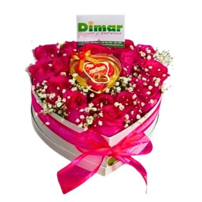 sembrado rosas rosadas