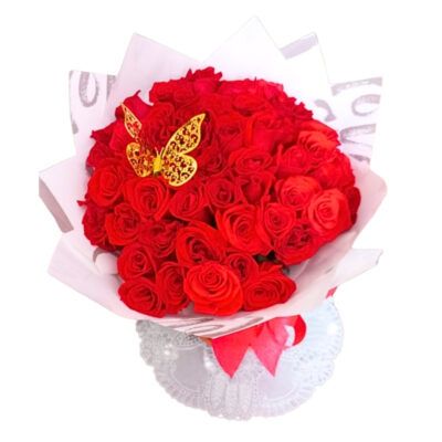 buchon rosas rojas