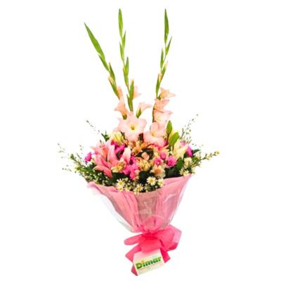 bouquet gladiolos
