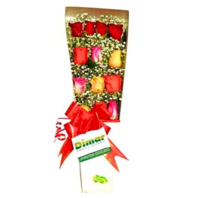 Caja rosas