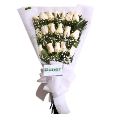 ofrenda rosas blancas