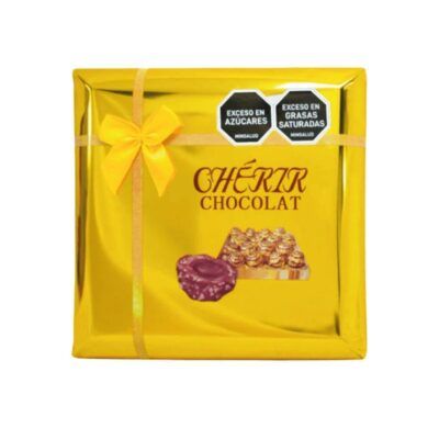 Caja bombones cherir x 4