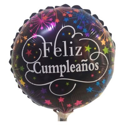 GLOBO 9" FELIZ CUMPLEAÑOS (GC9-08 $7.000)
