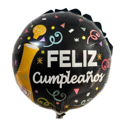 GLOBO 9" FELIZ CUMPLEAÑOS (GC9-05 $7.000)