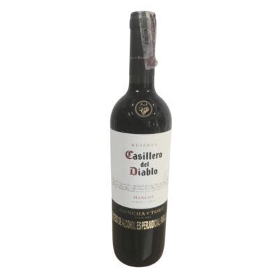 VINO CASILLERO DEL DIABLO MERLOT(LIC13$80.000)