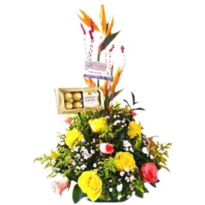 REDONDO ROSAS SURTIDAS (NI1202 $120.000-151.000)