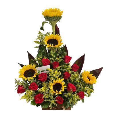 GIRASOLES Y ROSAS (NI1205$120.000)