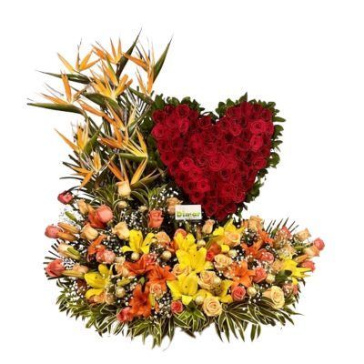 CORAZON Y SEMBRADO DE ROSAS (NI6001 $600.000)