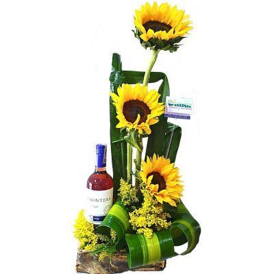 GIRASOLES Y LICOR (NI1401$140.000)