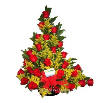 ARREGLO ROSAS ROJAS (NI1501 $150.000)
