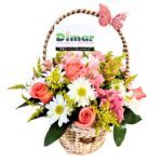 Canasta colores pastel