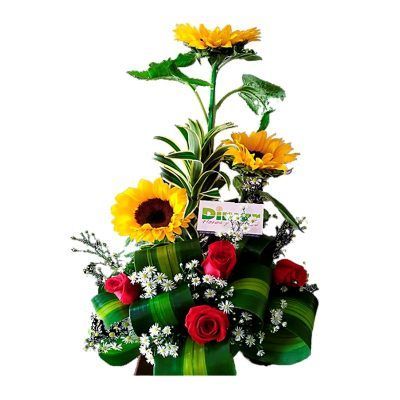 GIRASOLES Y ROSAS (NI701 $70.000)