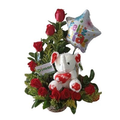 DISEÑO CON ROSAS ROJAS (NI705 $70.000-107.000)