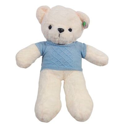 Oso de peluche con camisa azul
