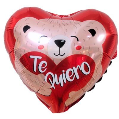 Globo corazón osito