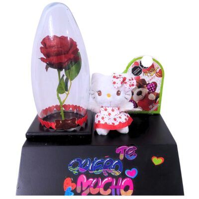 Rosa Con hello kitty