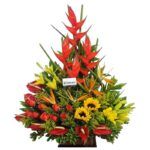 Arreglo flores tropicales