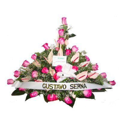Ramo funebre rosas