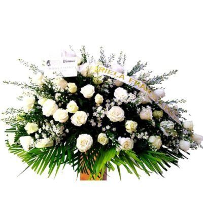 Ramo funebre cubrecaja