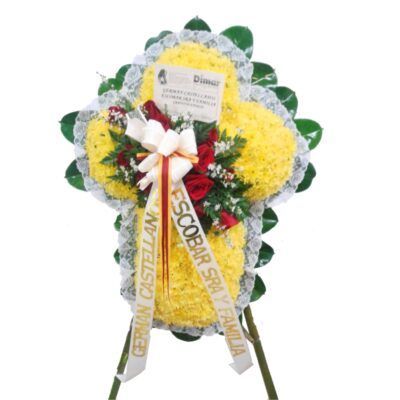 ramo funebre cruz
