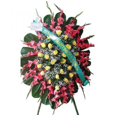 ramo funebre pedestal